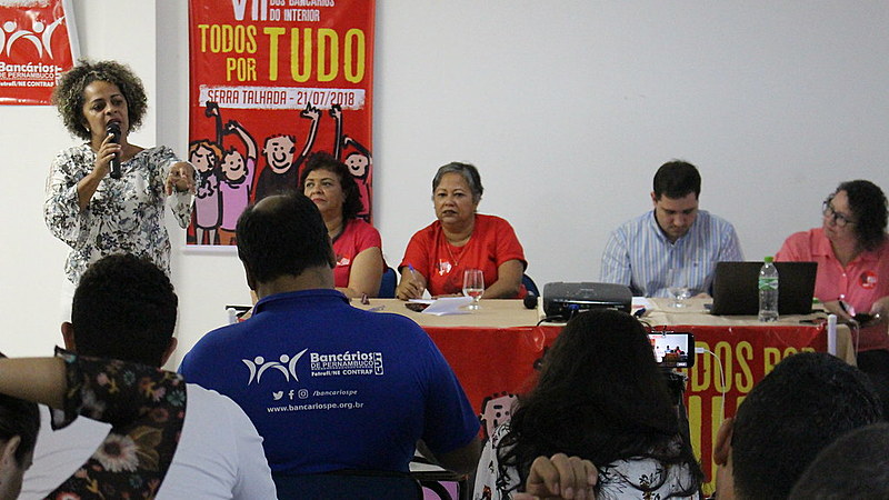 Neste ano, dirigentes do Sindicato dos Bancários de Pernambuco já realizaram atividades semelhantes em Arcoverde e Serra Talhada