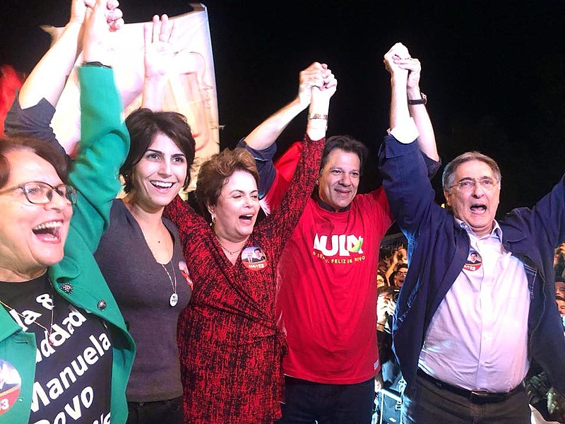 Comício "O Brasil Feliz de Novo", que aconteceu em Belo Horizonte