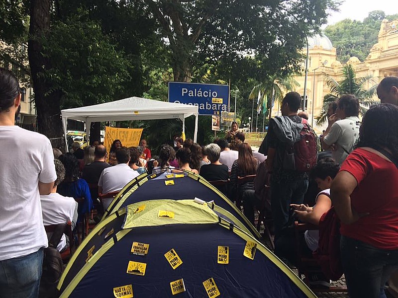 Servidores da UERJ se reuniram com o chefe de gabinete da Secretaria de Governo