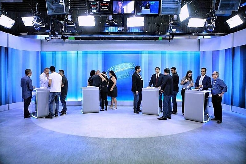 O debate da TV Globo foi o último televisionado antes do 1º turno e contou com a participação de quatro candidatos