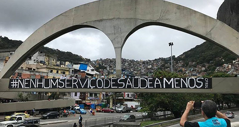 "É um momento crítico, de muita tensão por parte dos profissionais e também de parte da população onde ficam as equipes de saúde da família"