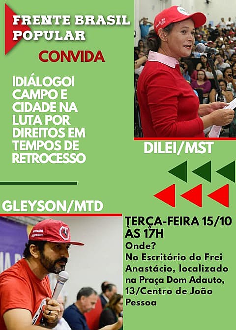 Rodas de diálogo irão culminar em um seminário amplo, realizado pela Frente Brasil Popular, em novembro