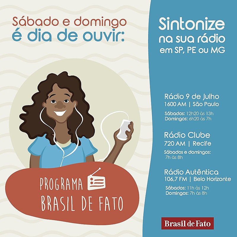 Programa vai ao ar todos os sábado na Rádio Clube  AM 720, às 7h