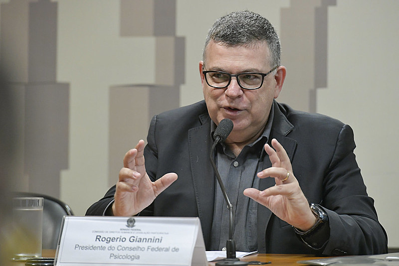 Rogério Giannini preside atualmente o Conselho Federal de Psicologia (CFP)