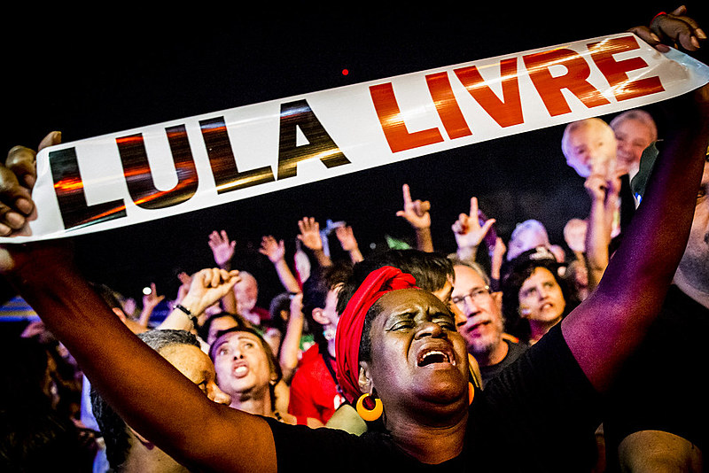 Festival Lula Livre, em junho deste ano, na Praça da República, em São Paulo