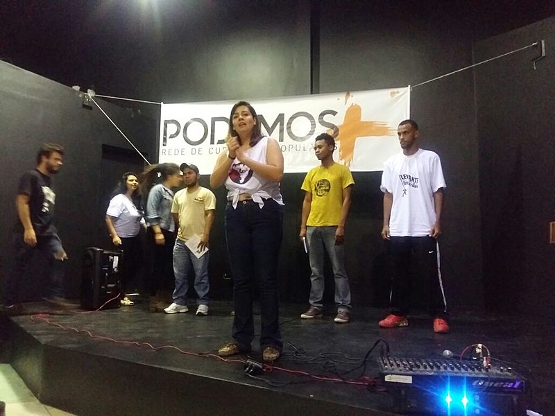 Estudantes de cursinhos populares do Brasil se reuniram em São Paulo para o lançamento oficial da Rede de Cursinhos Populares Podemos Mais