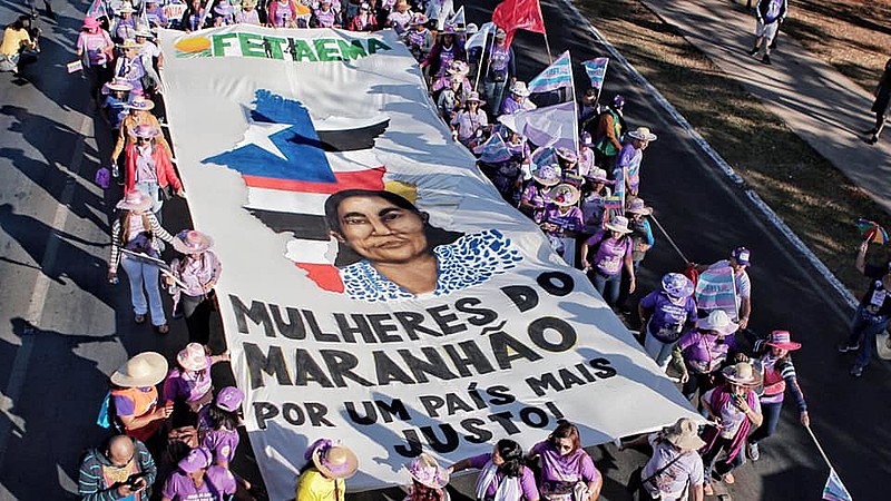 Marcha  é a maior ação conjunta de mulheres trabalhadoras da América Latina