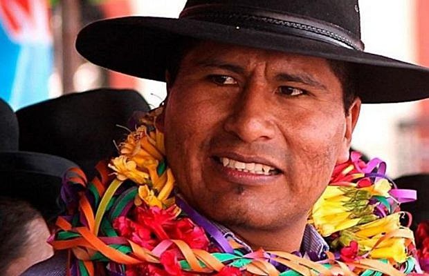 Walter Aduviri é um líder popular da etnia aymara e foi eleito governador de Puno em outubro de 2018