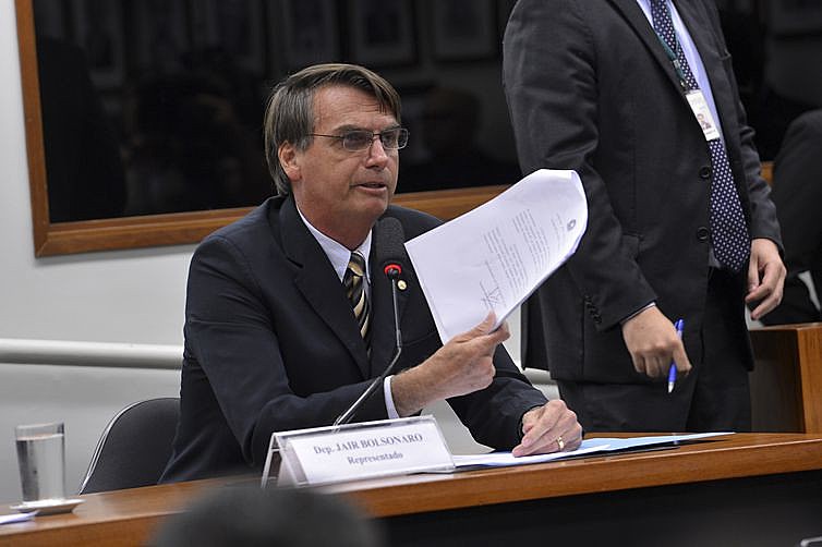 Jair Bolsonaro já responde a duas ações penais no Supremo, por ofensas à deputada federal Maria do Rosário, do PT.