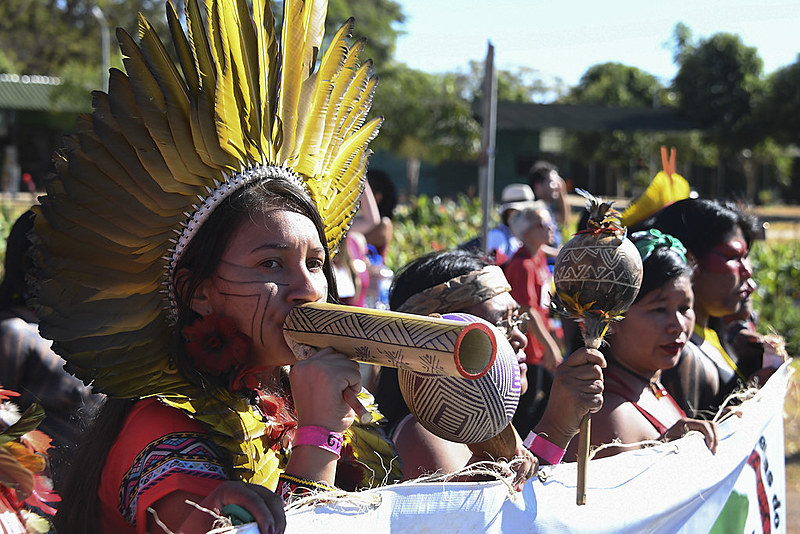 Marcha das Mulheres Indígenas sobre Brasília, 13 de agosto de 2019