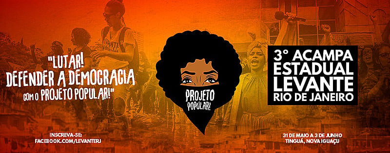 O evento tem como lema "Lutar! Defender a democracia com o projeto popular" e será realizado em Tinguá, Nova Iguaçu