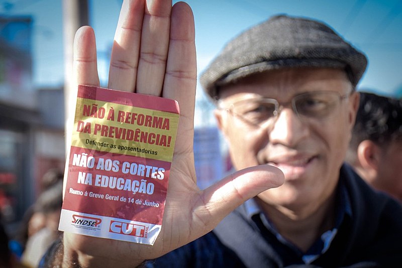 Greve Geral de 14 de junho contra a reforma da Previdência e outros desmontes do governo de Jair Bolsonaro (PSL)