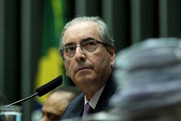 Eduardo Cunha, presidente de la Cámara de Diputados