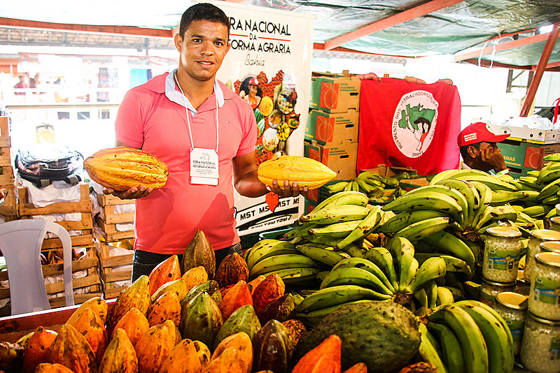 Feira Nacional da Reforma Agrária, organizada pelo MST