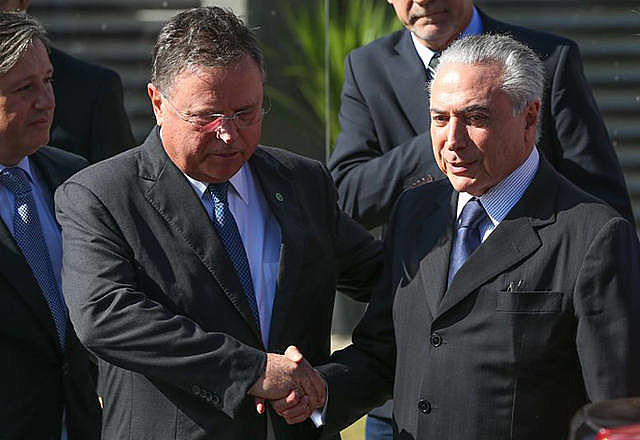 Michel Temer e Blairo Maggi