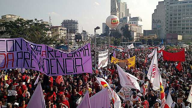 En São Paulo, el acto de la izquierda reunió 60 mil personas, según organizadores