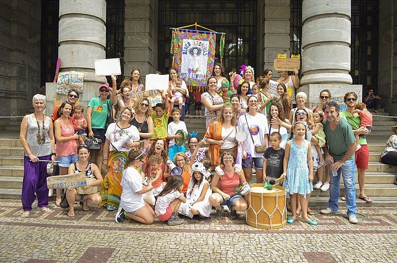 Bloco das Leoninas aconteceu no domingo (5), no centro de BH