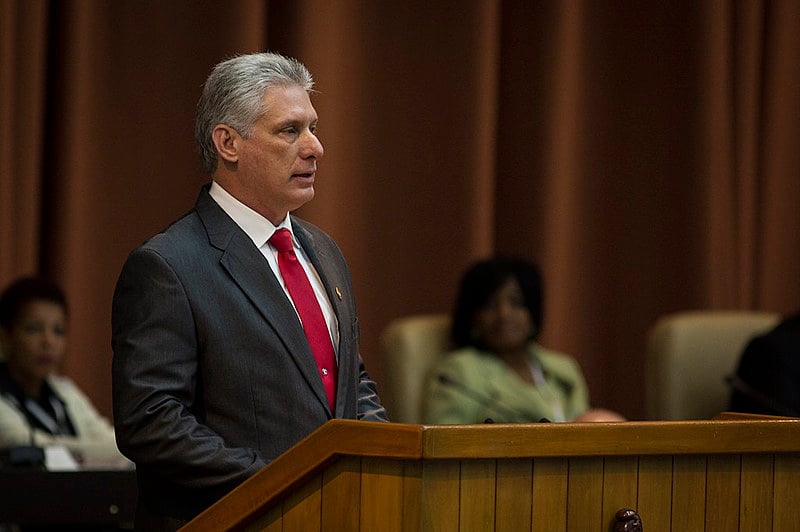 Miguel Díaz-Canel, presidente de Cuba