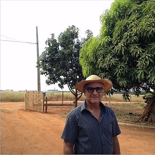 O produtor Julio Valêncio da Luz foi uma das vítimas da chuva de agrotóxico que atingiu  o município de Lucas do Rio Verde (MT), em 2006