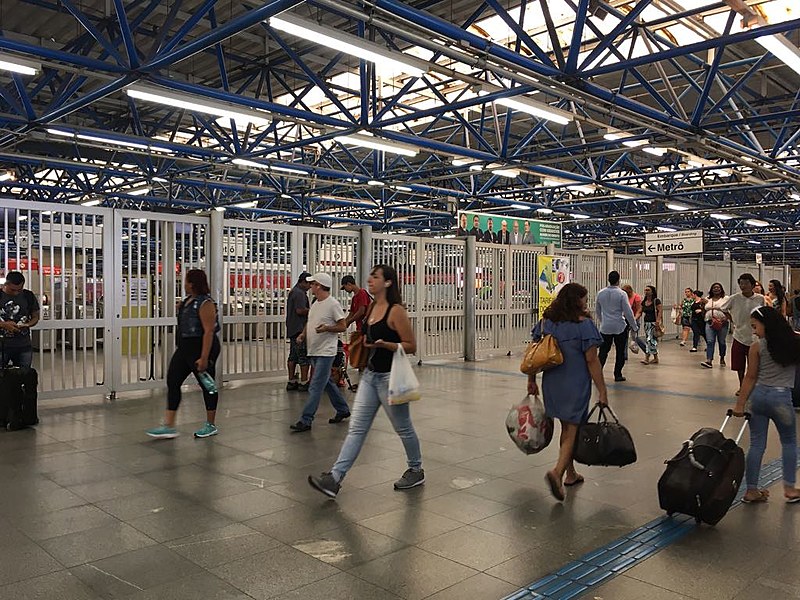 Estação Palmeiras - Barra Funda, uma das mais movimentadas da capital paulista esteve o dia todo fechada