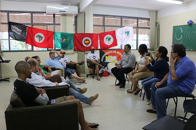 Em greve de fome há uma semana, militantes estão concentrados no Centro Cultural de Brasília, onde recebem visitas de apoiadores