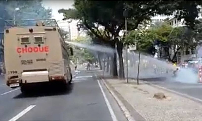 Gravações registraram truculência da PM
