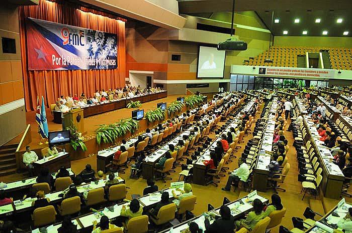 Sessão constitucional da IX Legislatura da Assembleia Nacional está sendo realizada no Palácio de Convenções de Havana