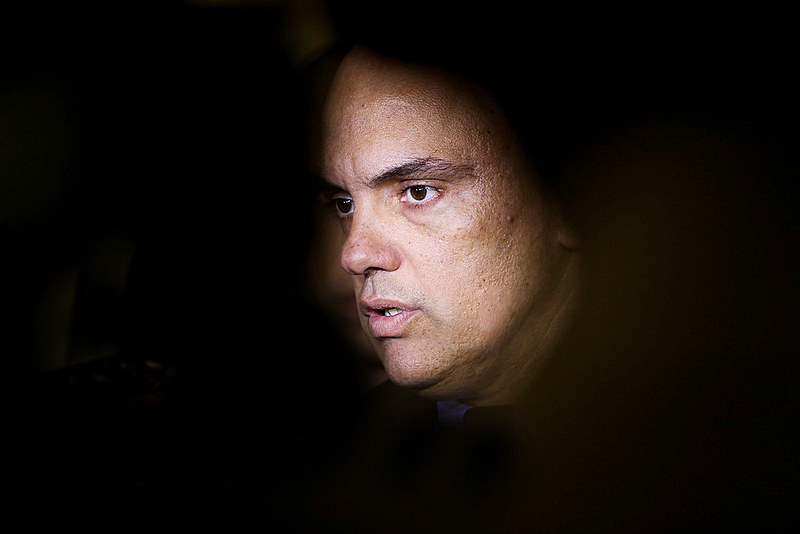 O ministro Alexandre de Moraes, quando ocupava o cargo de ministro da Justiça do governo de Michel Temer (MDB)