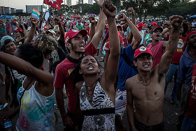 Actos por la democracia, el úlitmo lunes(15), en Brasilia
