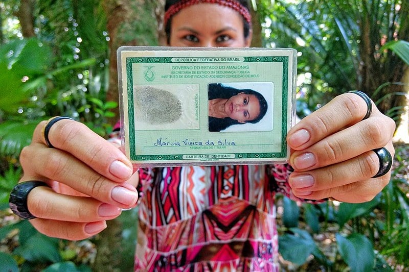 Márcia Vieira da Silva e muitos outros indígenas foram impedidos pelos cartórios de inserir os nomes de seus povos na identidade
