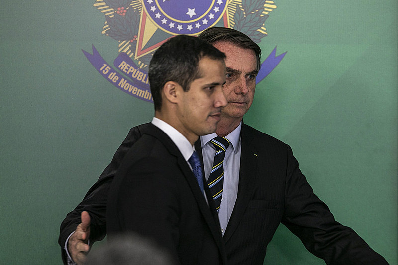 Cresce aliança de Bolsonaro com Juan Guaidó, oposição golpista da Venezuela
