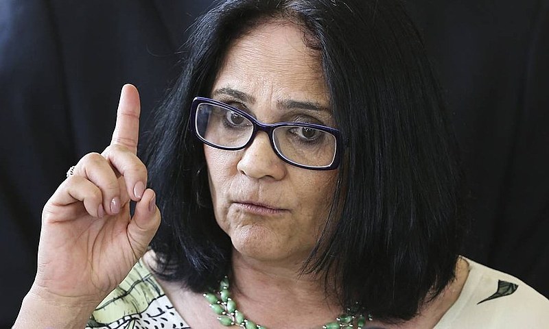 A ministra da Mulher, Família e Direitos Humanos Damares Alves