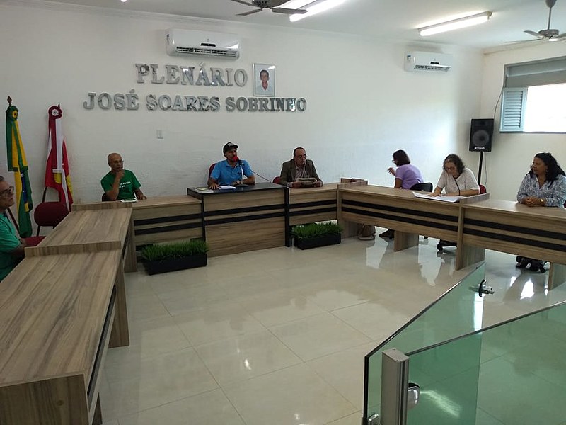 Audiência na Câmara Municipal de Caiçara.