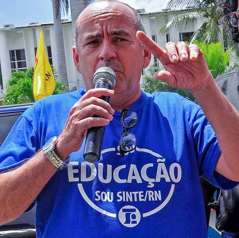 Rômulo Arnoud, coordenador do Sindicato dos Trabalhadores em Educação do Rio Grande do Norte (Sinte/RN), defende a política do Fundeb