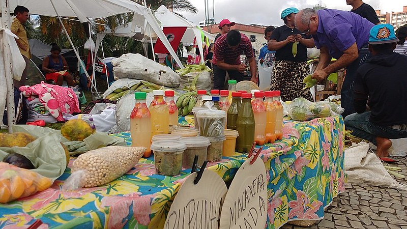 A feira foi realizada no mercado de São Brás em Belém