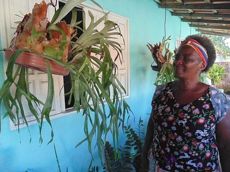 Gessi Cassiano,  do quilombo de Linharinho, no chamado território do Sapê do Norte