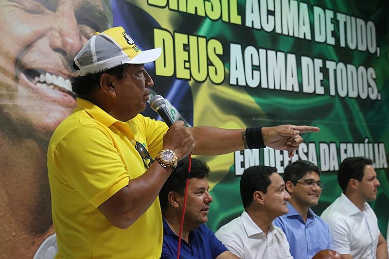 Ato pró-Bolsonaro em Pernambuco, ainda durante a campanha do 2º turno, reuniu lideranças da direita.