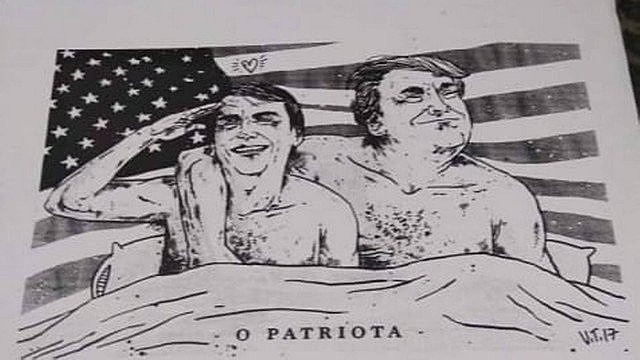 Professor passou a receber ameaças depois de usar charge como material em sala de aula