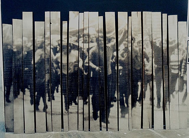 Victoria II (1996-2012), obra da série Corpo a Corpo, da artista argentina Graciela Sacco