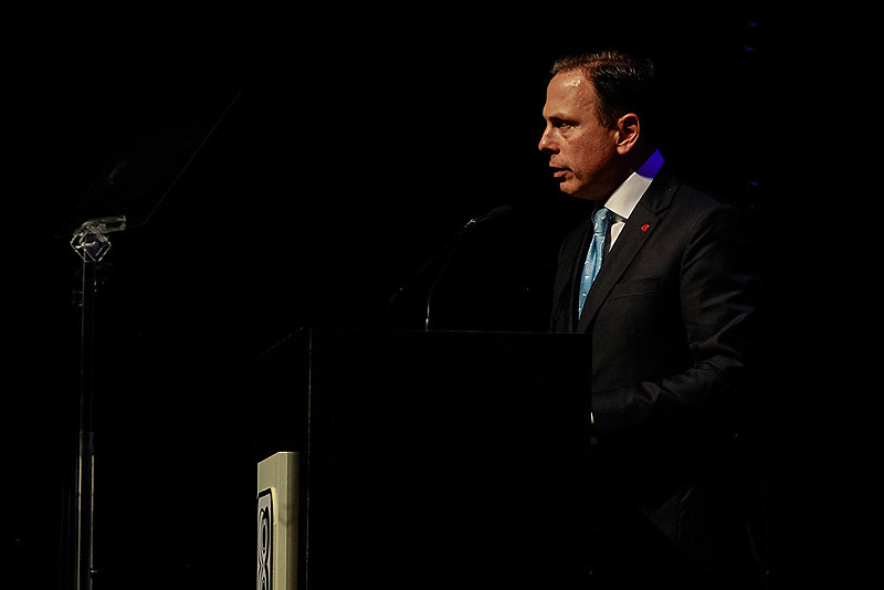 O candidato a governador de São Paulo, João Doria