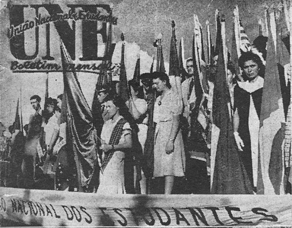 Primeiros anos da UNE acompanharam a eclosão da segunda grande guerra