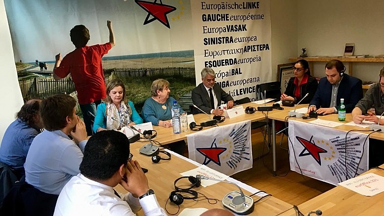 Representantes do PT se reunem com movimentos sociais e partidos da esquerda europeia em Bruxelas, para debater campanha por Lula Livre