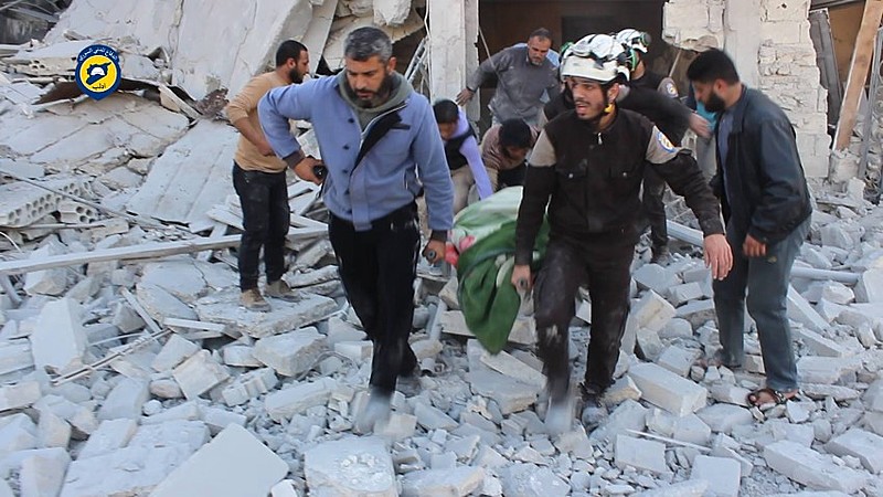 Aviões de guerra e helicópteros de combate bombardearam áreas do controle de oposição em Aleppo, Idlib e Latakia, em fevereiro deste ano
