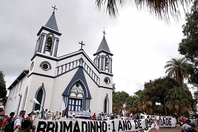 Cidade de Pompéu, na Bacia do Rio Paraopeba, foi uma das atingidas pela lama do rompimento da barragem da Vale, em Brumadinho