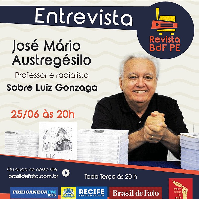 José Mário Austregésilo é autor de livro sobre Luiz Gonzaga