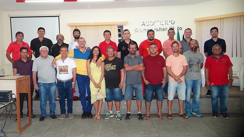 Componentes da nova diretoria do Sindicato dos Correios.