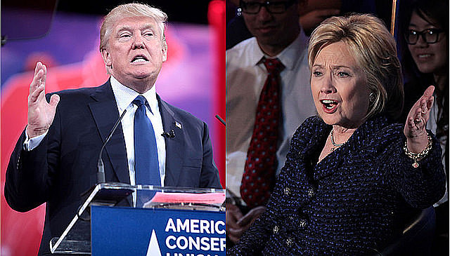 Hillary Clinton e Donald Trump disputam voto a voto na eleição de hoje nos Estados Unidos