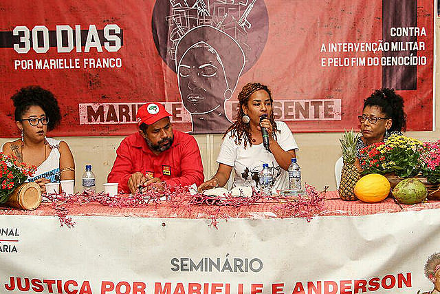 Seminar organized by movements and political organizations is part of the “30 Days for Marielle” Campaign