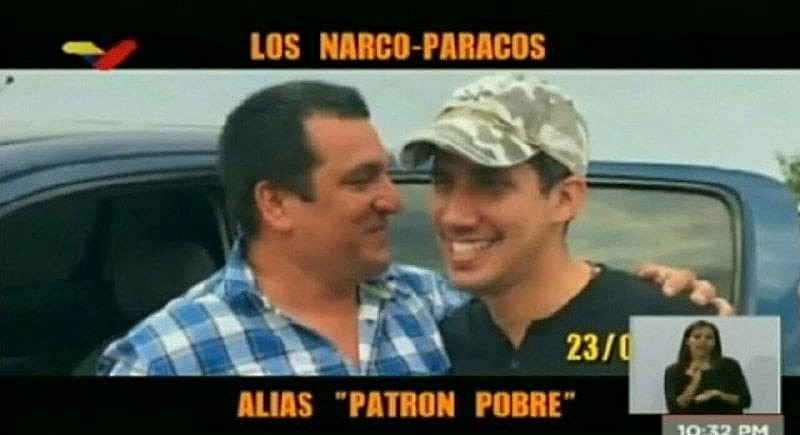 Autoproclamado presidente interino da Venezuela aparece com membro de grupo narcotraficante da Colômbia