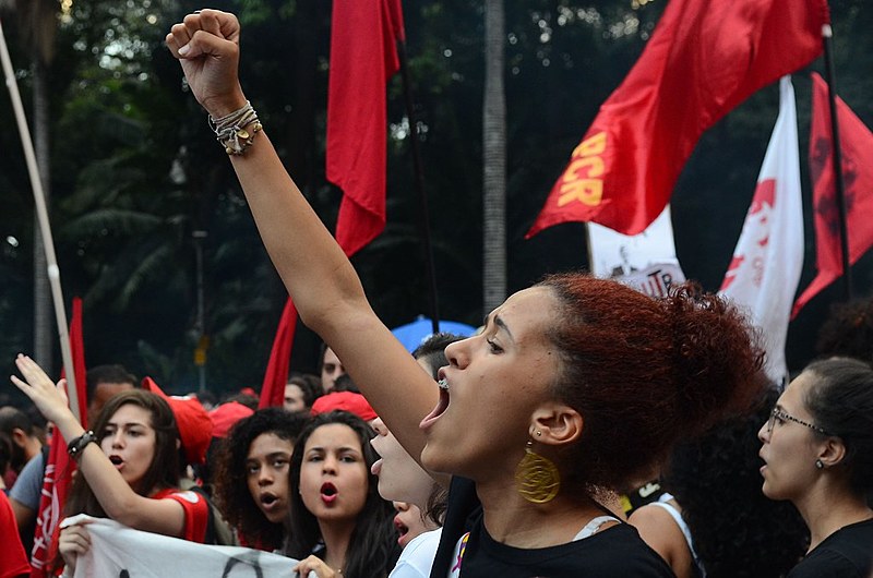 Manifestantes protestam contra reforma da Previdência em passeata na Avenida Paulista - São Paulo (SP) - 15/03/2017